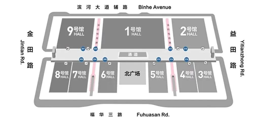 深圳國際電池技術(shù)展覽會(huì)展館分布